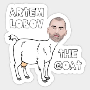 Artem Lobov The GOAT Sticker